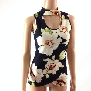 New Haute Mess Women's Floral Tank Top Size S